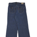 LEVI'S Womens Blue Loose Wide-Leg Denim Medium W26 L29 Cotton Blend Zip Jeans