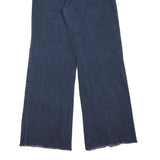 LEVI'S Womens Blue Loose Wide-Leg Denim Medium W26 L29 Cotton Blend Zip Jeans