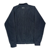 Quiksilver Striped Harrington Jacket - Medium Black Cotton