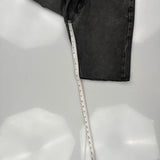 Levis Denim Shorts - 32W 9L Black Cotton