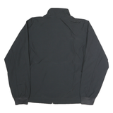 NIKE Mens Black Sportswear Zip Jacket L Polyester Plain Lightweight Activewear