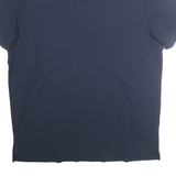 NAUTICA Mens Blue Short Sleeve Plain XL Cotton Polo Shirt Classic Fit