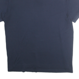 NAUTICA Mens Blue Short Sleeve Plain XL Cotton Polo Shirt Classic Fit