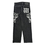 Best Company Graphic Jeans - 31W 30L Black Denim