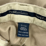 Polo By Ralph Lauren Chino Shorts - 36W 8L Beige Cotton