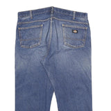 DICKIES Mens Relaxed Blue Denim Medium W40 L26 Cotton Jeans Zip Closure