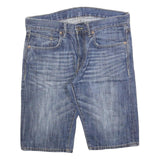 ESPRIT Mens Denim Blue Shorts M W34 Casual Cotton Blend Summer