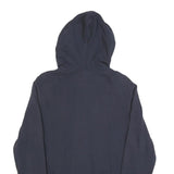 CHAMPION Mens Navy Blue Hoodie S Cotton Blend Classic Pullover Hooded Sweatshirt