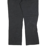 DICKIES Mens Black Regular Fit Straight Denim Jeans W40 L32 Workwear Zip Closure