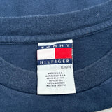Made In USA Tommy Hilfiger Spellout T-Shirt - XL Navy Cotton