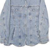 MARC CAIN Womens Blue Denim Jacket M Cotton Button Plain Classic Casual