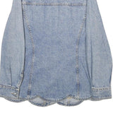 MARC CAIN Womens Blue Denim Jacket M Cotton Button Plain Classic Casual