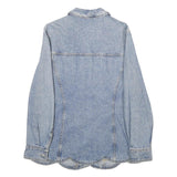 MARC CAIN Womens Blue Denim Jacket M Cotton Button Plain Classic Casual