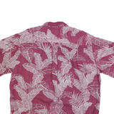 COOKE STREET Mens Red & White Hawaiian Shirt 2XL Cotton Blend Casual Summer