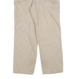 CARHARTT Mens Cotton Blend Beige Loose Straight Trousers W34 L30 Workwear Casual