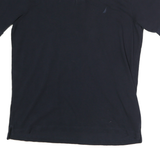 NAUTICA Mens Navy Blue Short Sleeve Plain XL Classic Cotton Polo Shirt