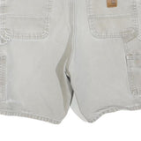 CARHARTT Mens Cotton Blend Beige Casual Shorts XL W36 Workwear Utility Pocket