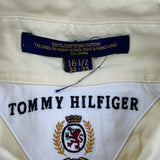 Tommy Hilfiger Shirt - Large Yellow Cotton