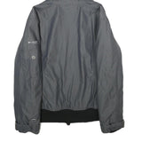 COLUMBIA Womens Grey Outdoor Jacket M Polyamide Blend Plain Hooded Zip