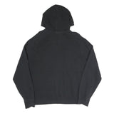 NIKE Womens Black & White Nike Air Pullover Hoodie L Cotton Blend