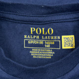 Age 8 Polo By Ralph Lauren T-Shirt - Small Navy Cotton