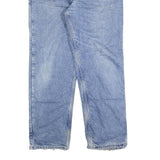 CARHARTT Mens Blue Regular Fit Straight Denim Stone Wash W36 L32 Casual Workwear