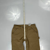 Carhartt Carpenter Trousers - 32W 30L Brown Cotton