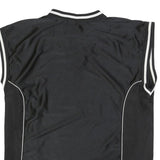 STARTER Mens Black Sleeveless V-Neck Jersey L Sports Casual Streetwear