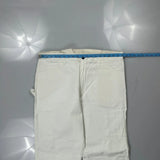Dickies Carpenter Pants - 38W 32L White Cotton