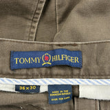 Tommy Hilfiger Cargo Trousers - 34W 30L Brown Cotton