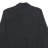ENGELBERT STRAUSS Mens Black Half Zip Sweatshirt S Workwear Pullover Cotton