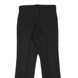 LEVI'S Mens Black Polyester Regular Flared Trousers W28 L26