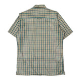 Ecko Unltd Checked Short Sleeve Shirt - Medium Beige Cotton
