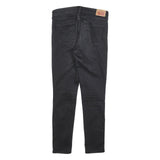 LEVI'S 311 Womens Slim Black Denim Raw W30 L30 Slim Fit Zip Jeans