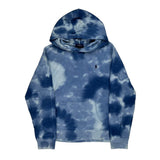 Age 14 Polo By Ralph Lauren Tie-Dye Hoodie - XL Blue Cotton