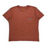 Carhartt T-Shirt - XL Red Cotton