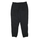 JOHN ADAMS Mens Black Relaxed Drawstring Trousers W31 L27 Casual Comfort Stylish