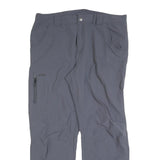 K-TEC Mens Polyester Grey Regular Fit Straight Trousers W38 L30 Outdoor Casual