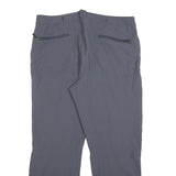 K-TEC Mens Polyester Grey Regular Fit Straight Trousers W38 L30 Outdoor Casual