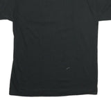 RUSSELL ATHLETIC Mens Black Marlins Graphic T-Shirt M Short Sleeve Crew Neck