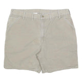 CARHARTT Mens Shorts Beige Casual Regular XL W40 Cotton Blend Workwear