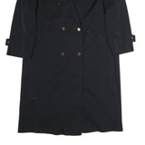 DEL MOD Womens Black Classic Long Sleeve Button Closure Cotton Blend Jacket L