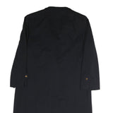 DEL MOD Womens Black Classic Long Sleeve Button Closure Cotton Blend Jacket L