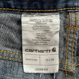 Carhartt Jeans - 34W 33L Blue Cotton