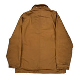 Crafted With Pride In USA Carhartt Jacket - 2XL Brown Cotton