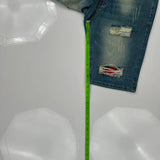 Unbranded Denim Shorts - 34W 11L Blue Denim