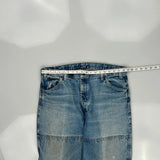 Dickies Double Knee Carpenter Jeans - 36W 31L Light Wash Cotton