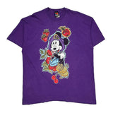 Mickey Unlimited Graphic T-Shirt - 3XL Purple Cotton