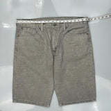 Levis Denim Shorts - 38W 11L Grey Cotton