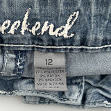 Weekend Boot Cut Jeans - 30W UK 10 Blue Cotton